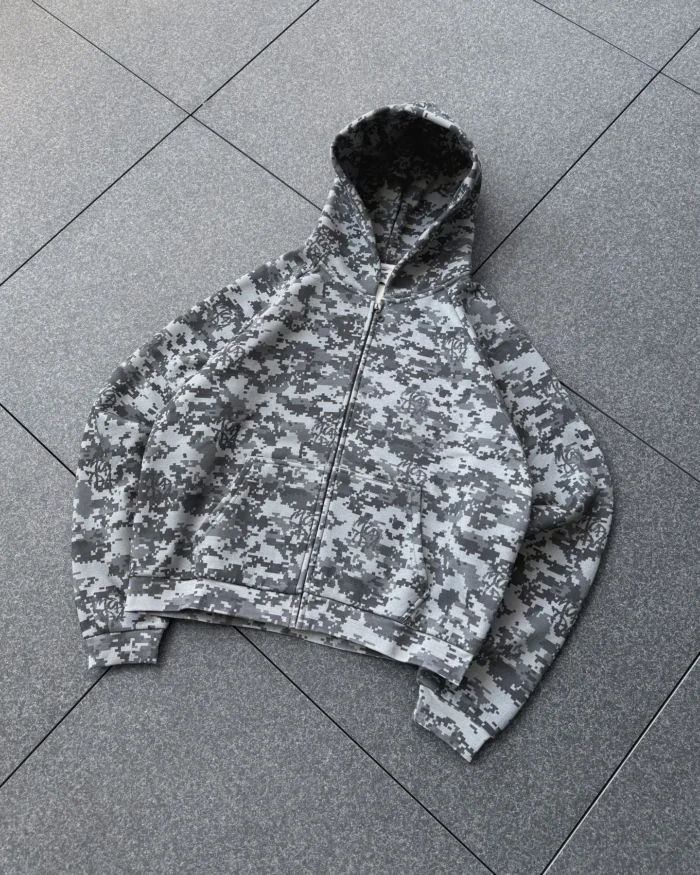 Mertra Glitch Hood (Dark Grey) - Image 1