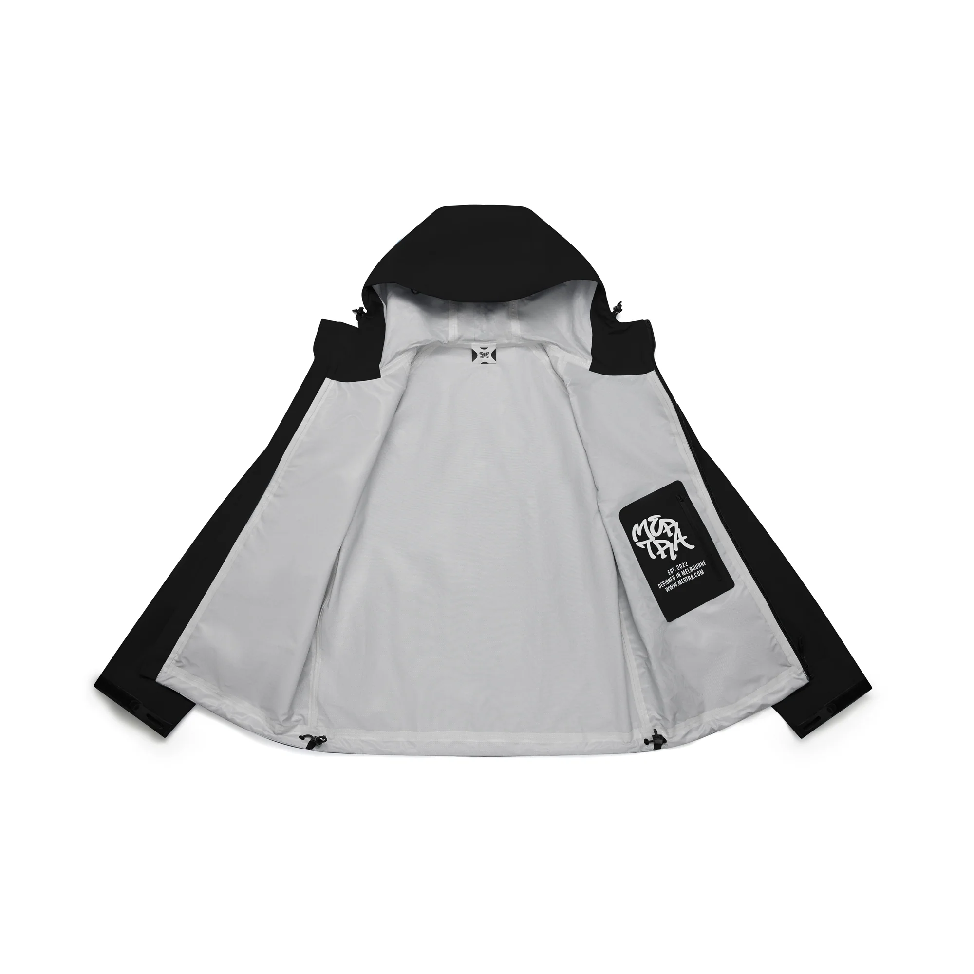 Monogram Shell Jacket (Black) 3 Mertra Monogram Shell Jacket (BLACK)