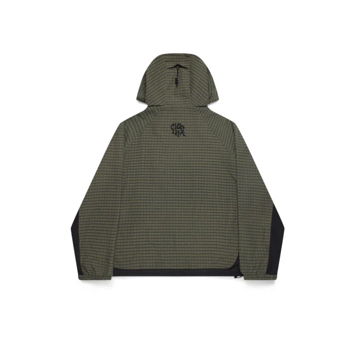 Mertra Asymmetrical Plaid Softshell Jacket