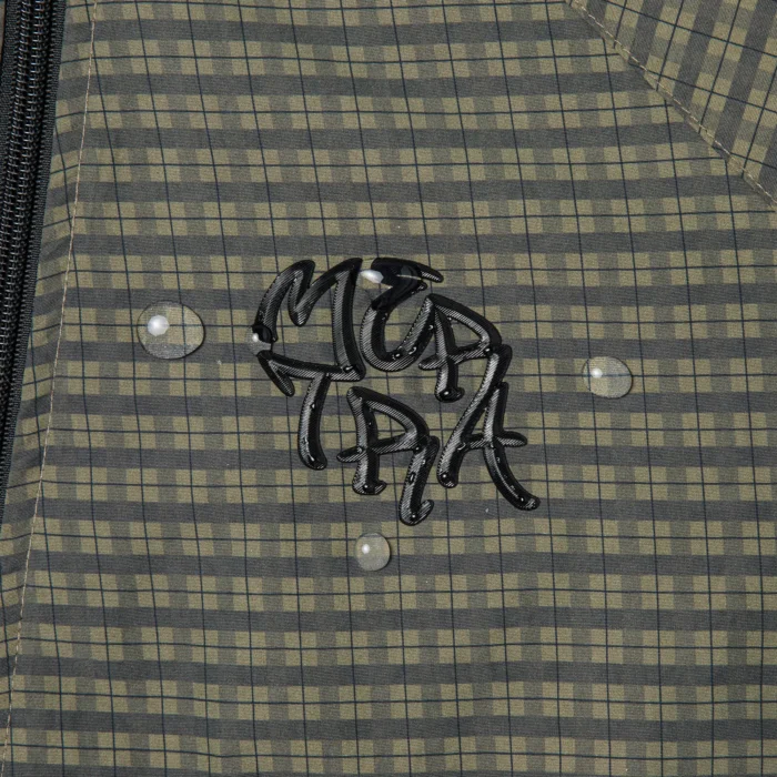 Mertra Asymmetrical Plaid Softshell Jacket