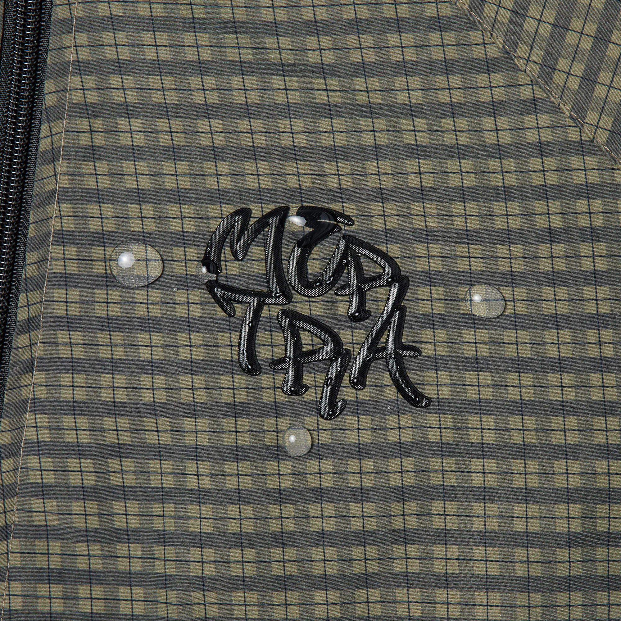 asymplaid3 Mertra Asymmetrical Plaid Softshell Jacket