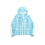 Mertra Asymmetrical Plaid Softshell Jacket