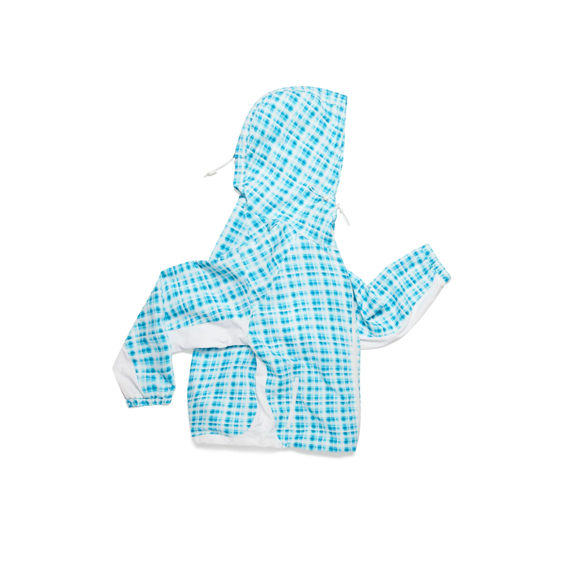 asymplaid6 Mertra Asymmetrical Plaid Softshell Jacket