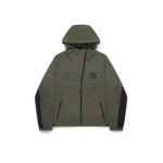 Mertra Asymmetrical Plaid Softshell Jacket