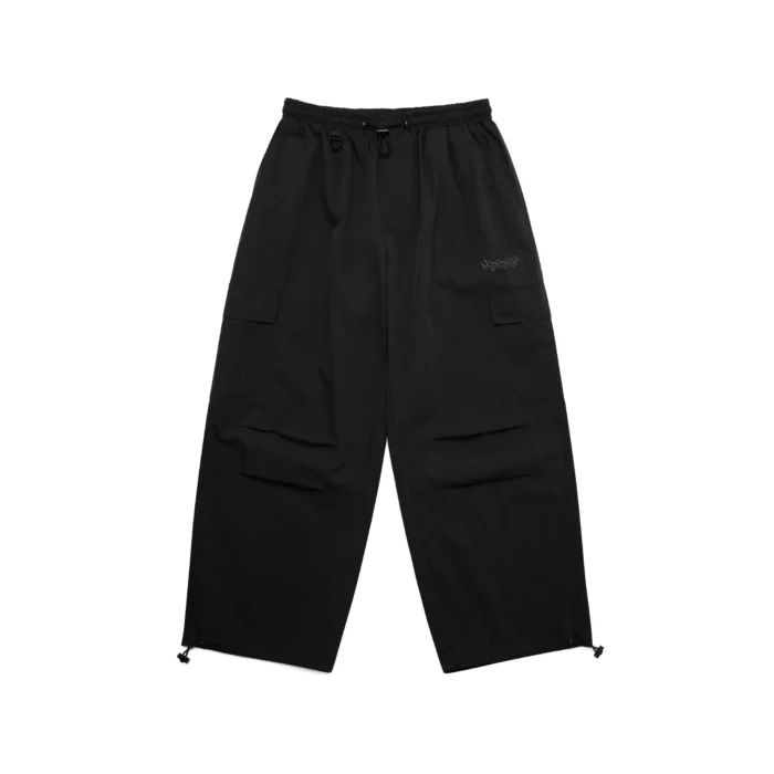 Mertra Baggies Black – Men’s utility cargo pants with toggle fit