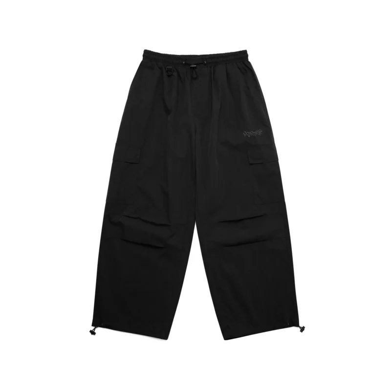 Mertra Baggies Black – Men’s utility cargo pants with toggle fit