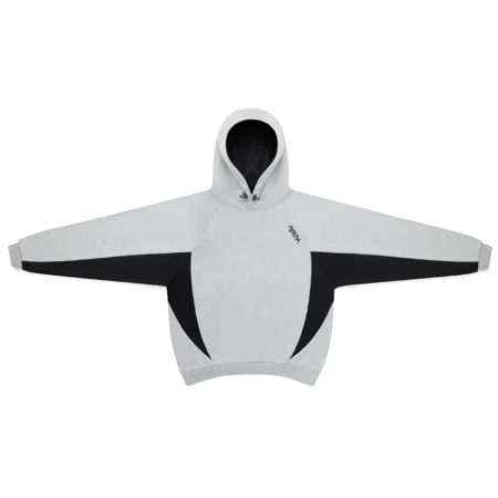 Mertra Bigstep Hood Grey Black – heavyweight streetwear hoodie