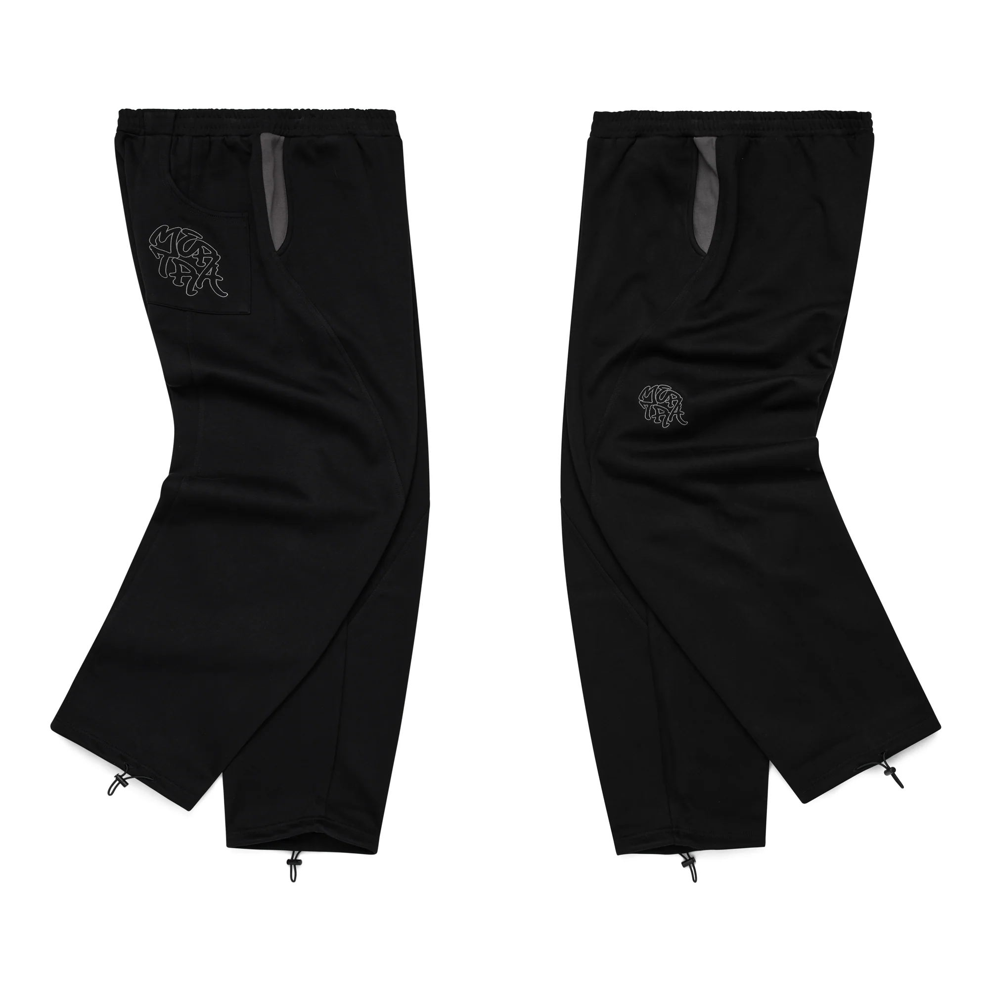 Bigstep Joggers (Black Grey)2 Mertra 500gsm joggers – premium cotton poly blend wide leg fit