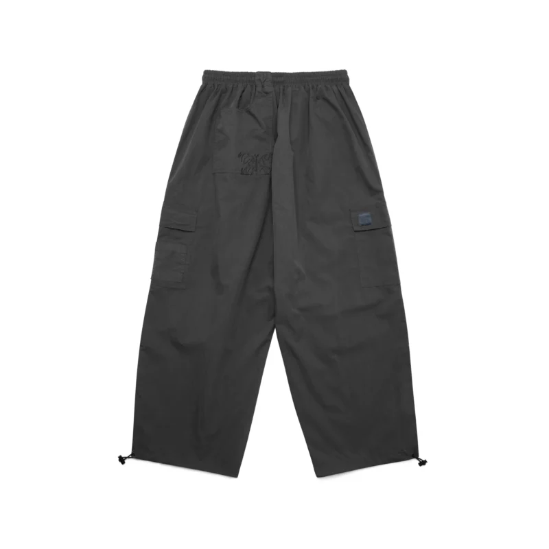 Charcoal Mertra Baggies streetwear pants with waist and ankle toggles
