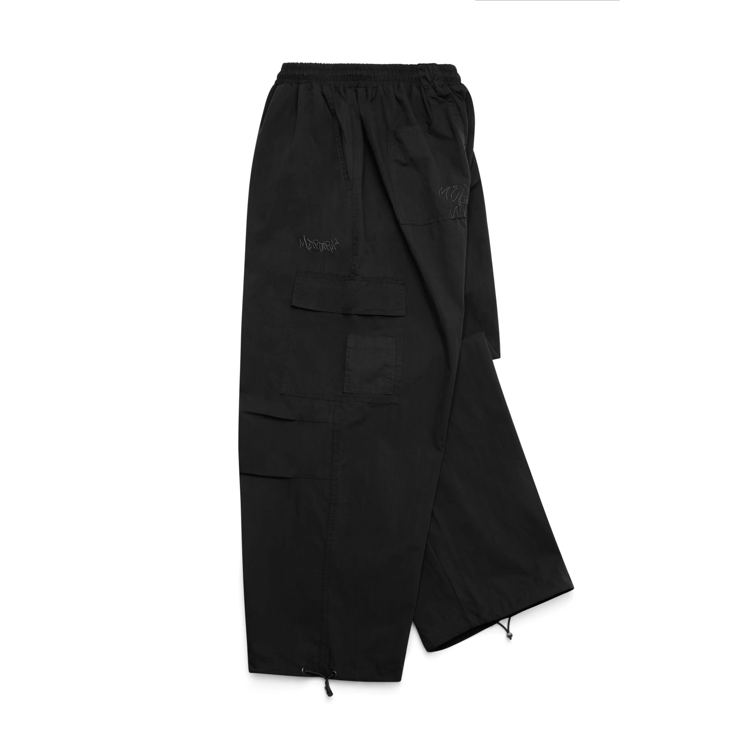 Mertra Baggies (Black) 3 Mertra Baggies black nylon cotton blend trousers